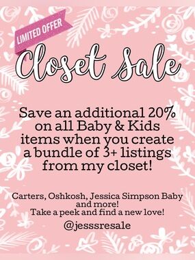 CLOSET SALE